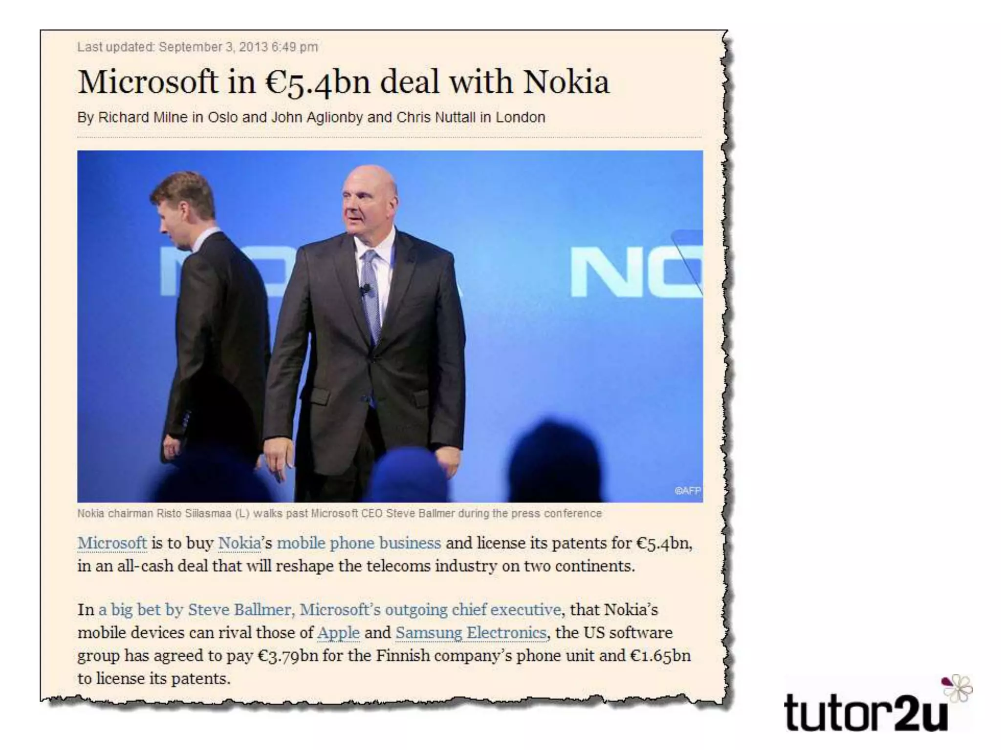 Microsoft - Nokia