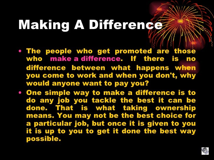 Take Ownership Of Your Job