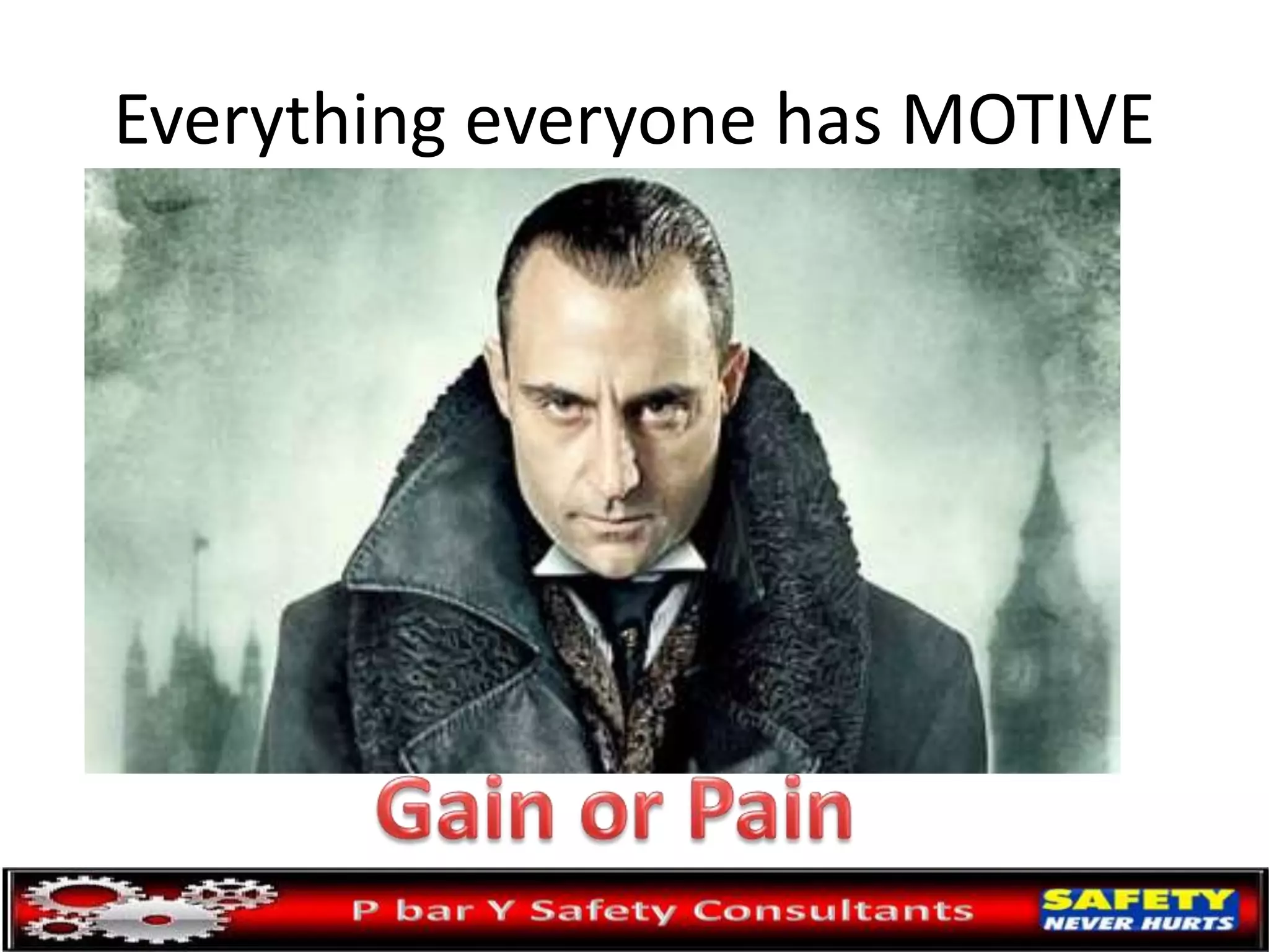 Everything everyone has MOTIVE
 