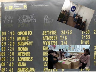 Getting ready to travel.
 