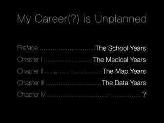 My Career(?) is Unplanned

Preface ..............................The School Years
Chapter I .......................... The...