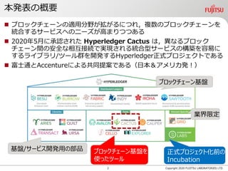新プロジェクト Hyperledger Cactus のご紹介 | PDF