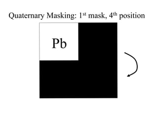Pb
Quaternary Masking: 1st mask, 4th position
 