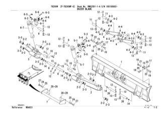 Takeuchi tb295 w hydraulic excavator parts catalogue manual