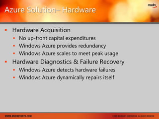 Shared, multi-tenant infrastructure