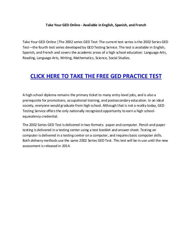 Get Your Ged Online >> Take Your Ged Online Get Your Ged Online >> Take Your Ged Online