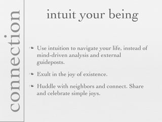 connection           intuit your being

                Use intuition to navigate your life, instead of
                 ...