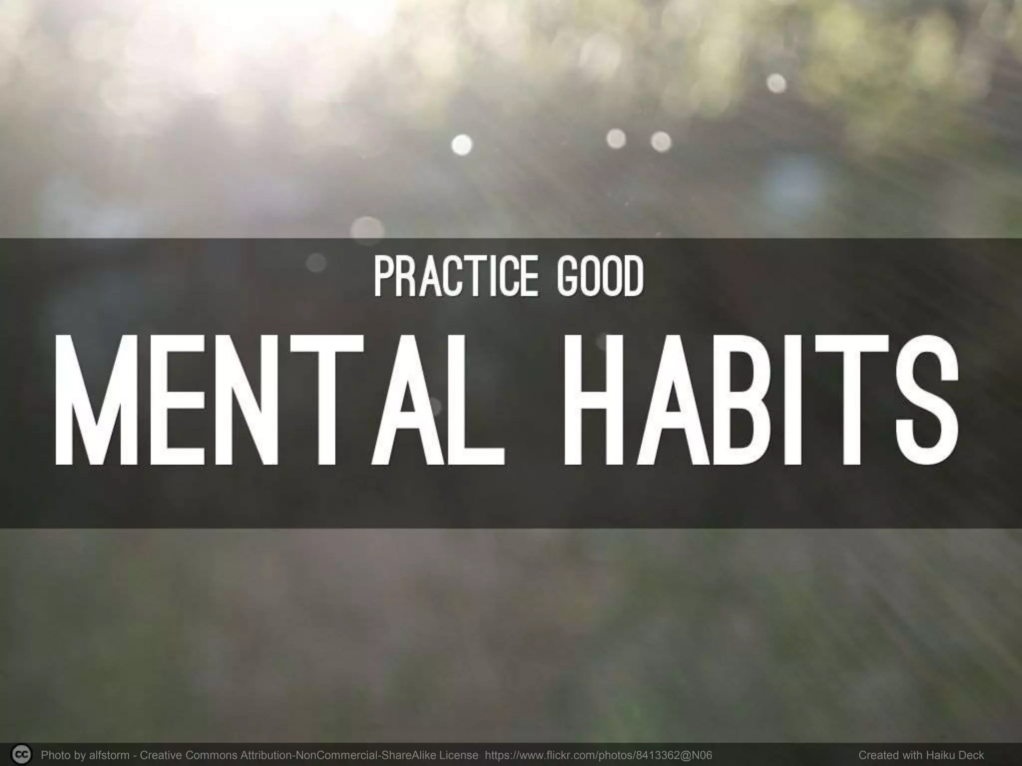 Photo by alfstorm - Creative Commons Attribution-NonCommercial-ShareAlike License https://www.flickr.com/photos/8413362@N06 Created with Haiku Deck
 