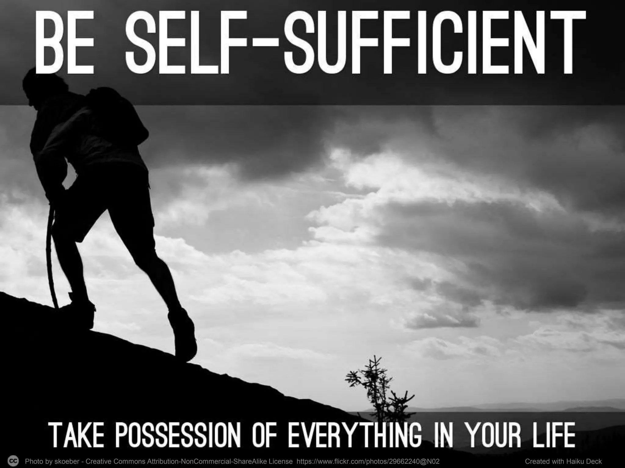 Photo by skoeber - Creative Commons Attribution-NonCommercial-ShareAlike License https://www.flickr.com/photos/29662240@N02 Created with Haiku Deck
 