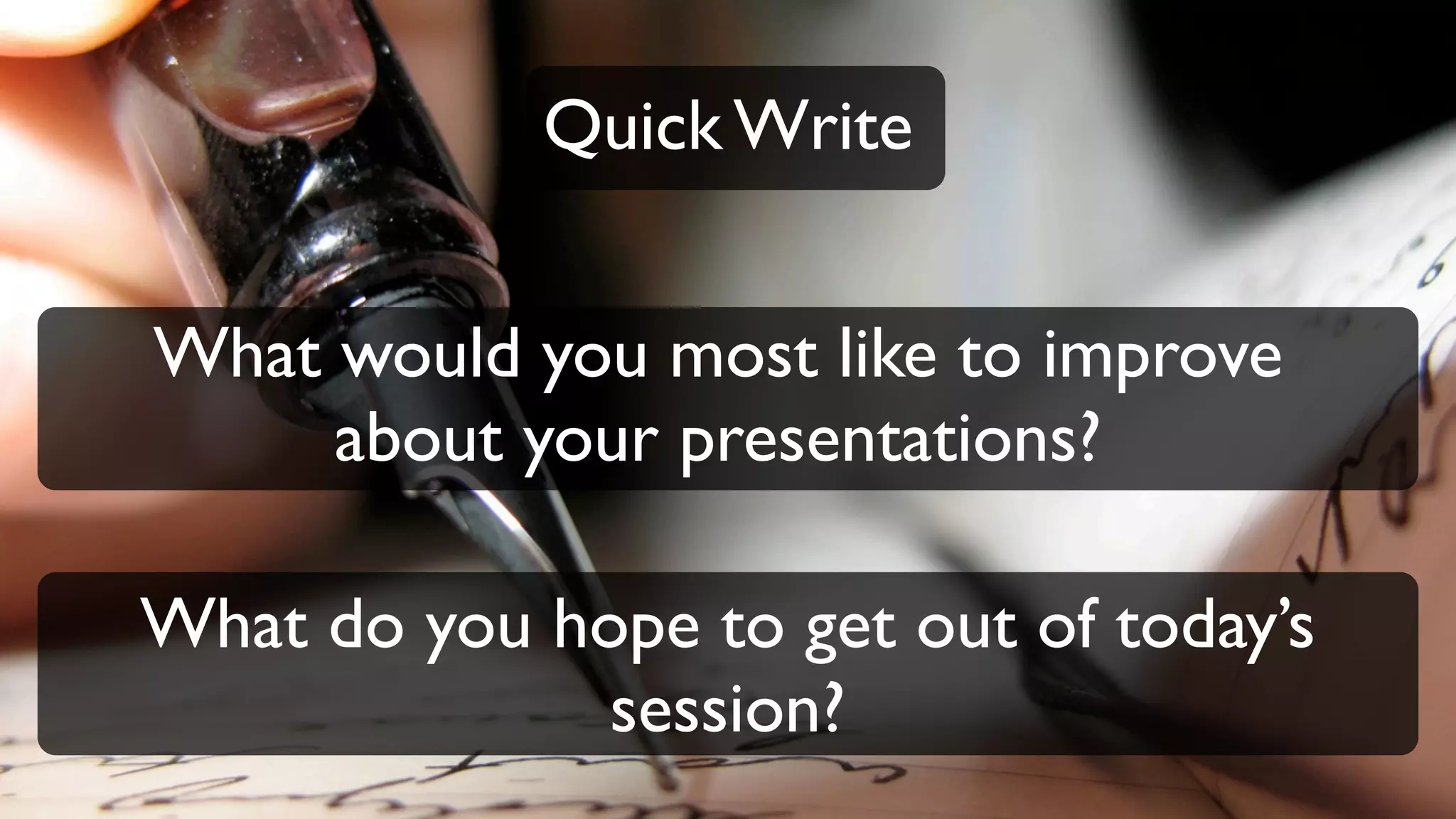 Taking Your Slide Deck to the Next Level