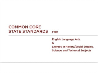 Taking a Bite out of Common Core