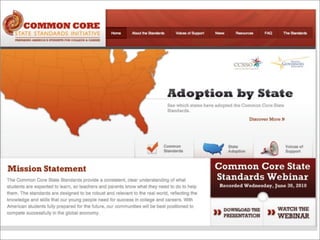 Taking a Bite out of Common Core