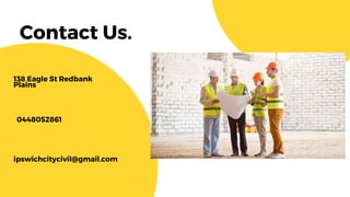 Contact Us.
138 Eagle St Redbank
Plains
0448052861
ipswichcitycivil@gmail.com
 