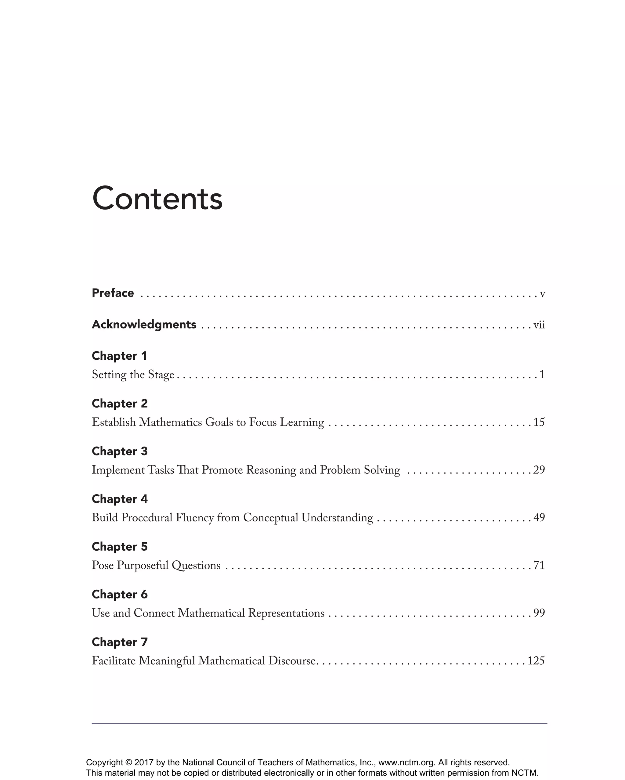 Taking action implementing effective mathematics teaching practices in