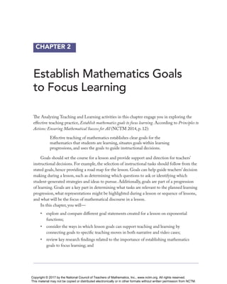 Taking Action Implementing Effective Mathematics Teaching Practices in ...