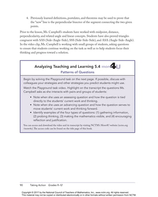 Taking Action Implementing Effective Mathematics Teaching Practices in ...