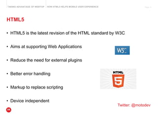 developing Android and HTML5 apps for the Motorola ATRIX - Taking advantage  of webtop