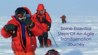 Some Essential
Steps Of An Agile
Transformation
Journey
 
