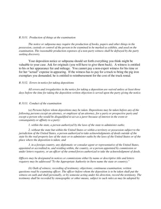 Deposition Preparation by Colin E. Kaufman | PDF