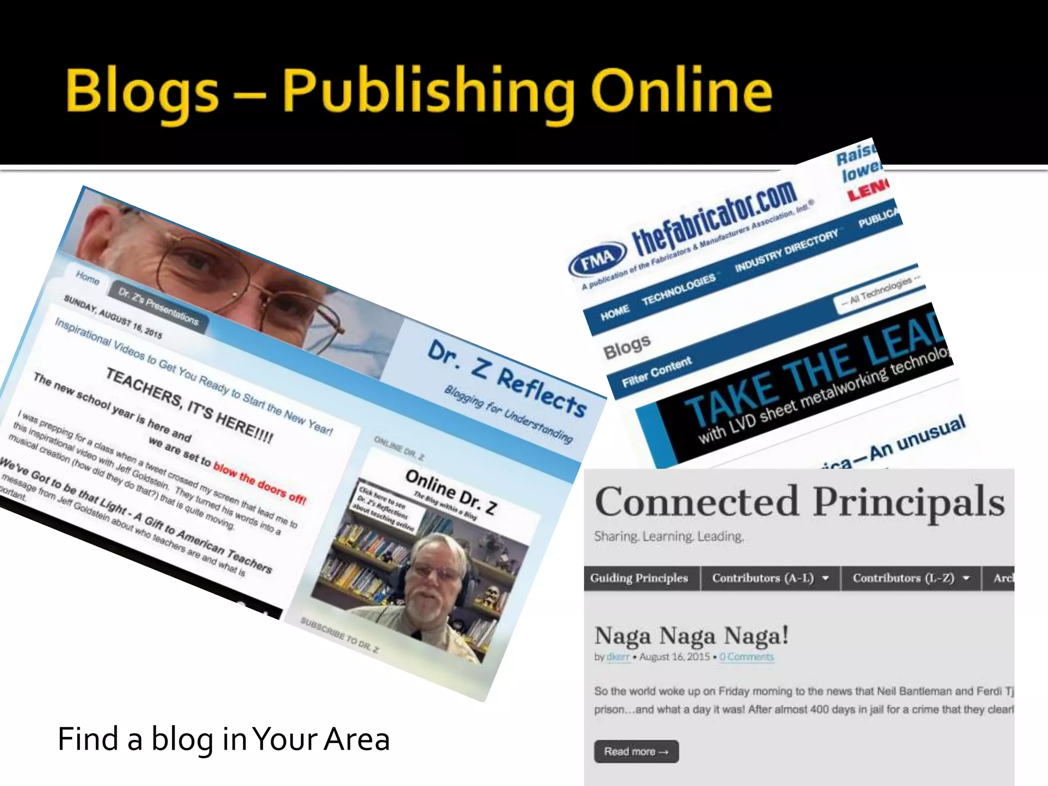 Find a blog inYourArea
 