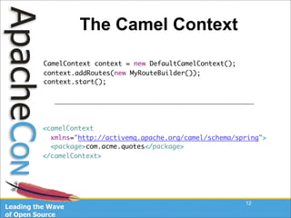Taking Apache Camel For A Ride