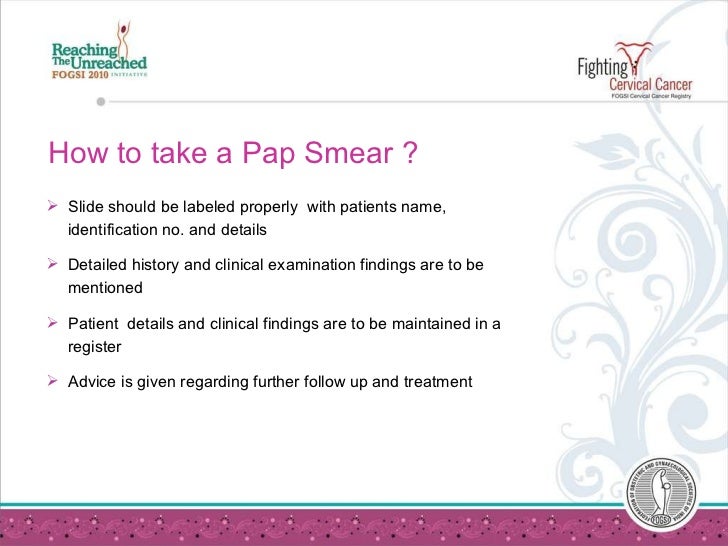 Taking A Pap Smear