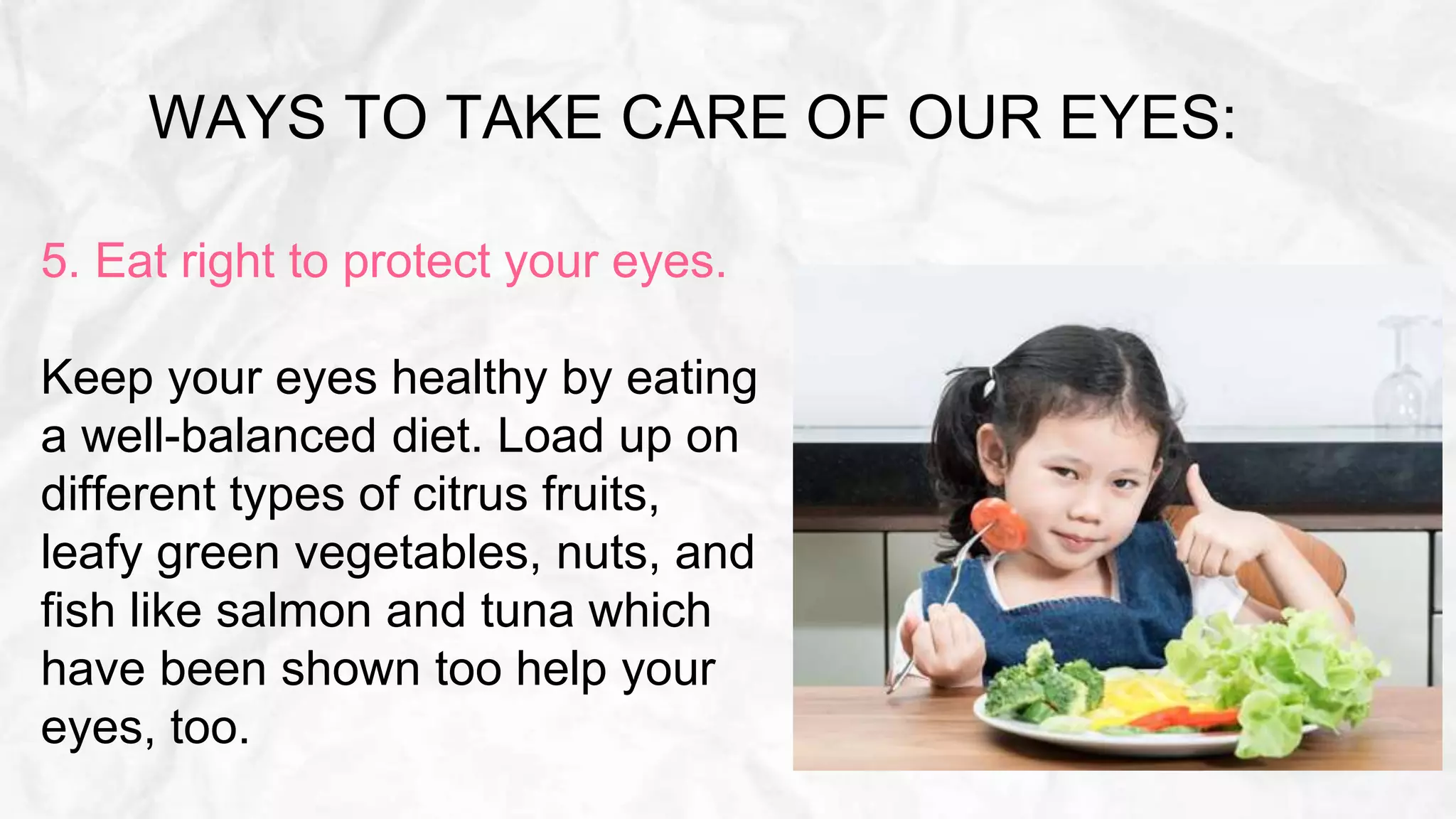 taking care of the eyes.pptx