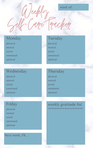 An Educational and Interactive Guide to Caring for Yourself