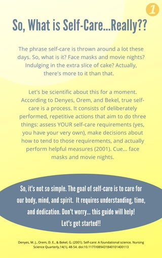 An Educational and Interactive Guide to Caring for Yourself