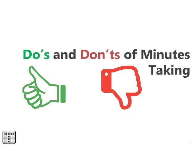taking effective meeting minutes