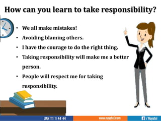 Taking responsibility PPTX