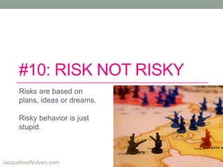 What Is Risque Not Risk Taking Risk, Not Being Risky | PPT
