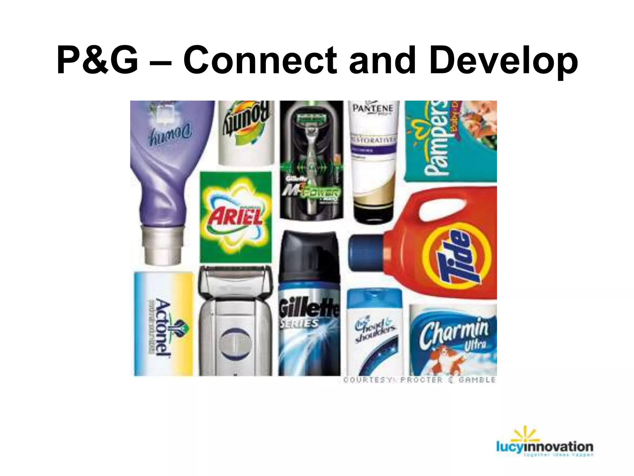 P&G – Connect and Develop
 