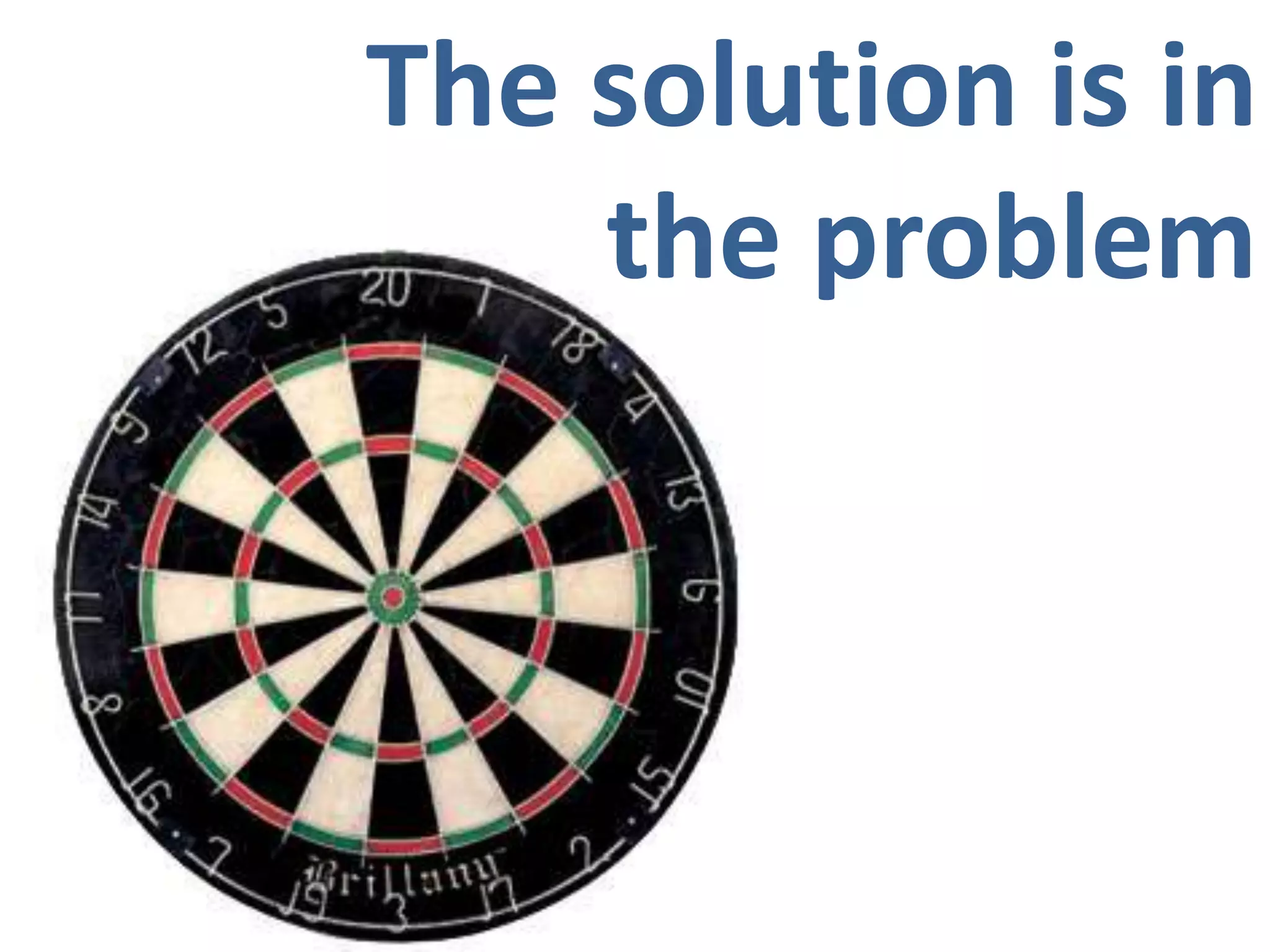 The solution is inthe problem