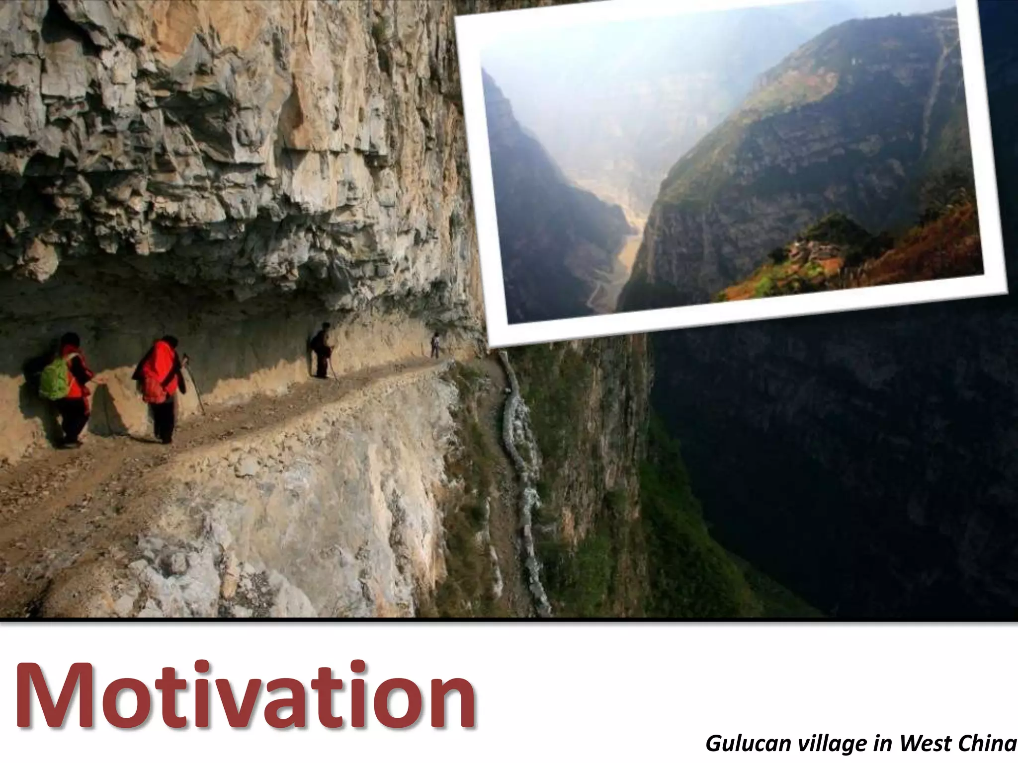 MotivationGulucan village in West China