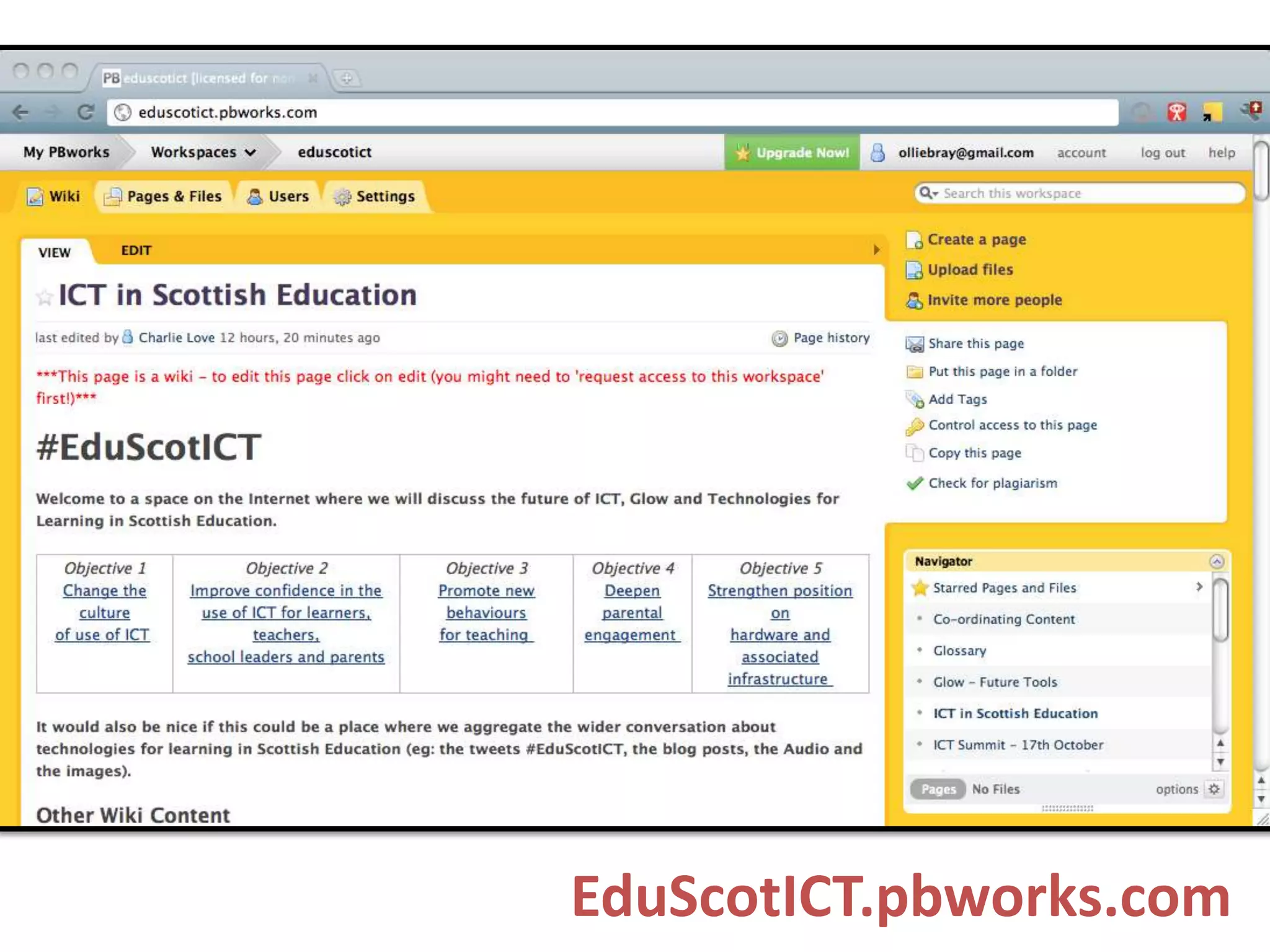 EduScotICT.pbworks.com