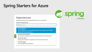 Spring Starters for Azure
 