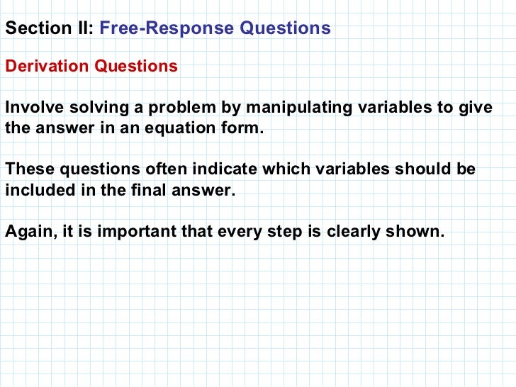 taking the ap physics b exam 2004 ap physics b free response form b