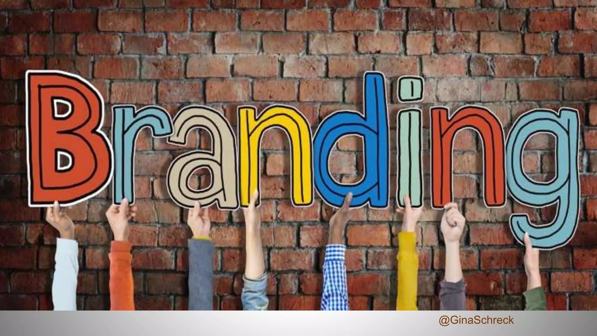 Building Your Power Brand
with Today’s Tools
@GinaSchreck
 