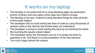 Taking your code to production | PDF