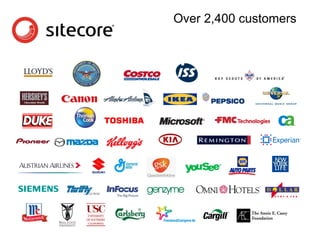 Over 2,400 customers
 