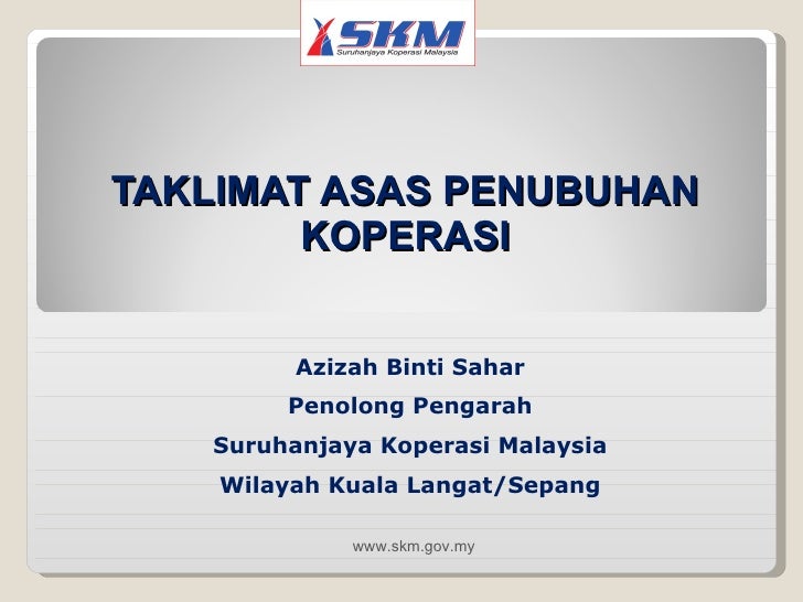 Taklimat Asas Koperasi