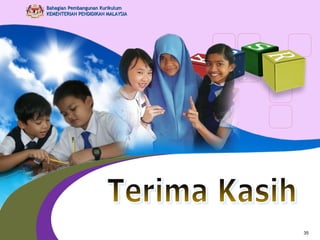 Bahagian Pembangunan Kurikulum
KEMENTERIAN PENDIDIKAN MALAYSIA

35

 