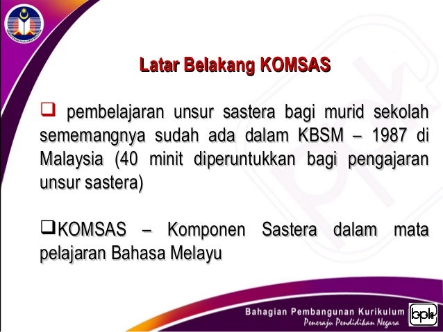 Taklimat komsas tingkatan 3 zon1