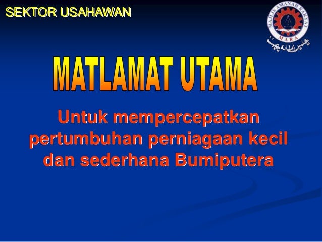 Taklimat Pembiayaan Mara