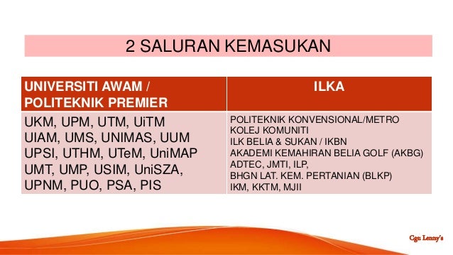 Syarat Kemasukan Uiam Lepasan Spm 2018 Syarat Kemasukan Ke Utm Lepasan Spm Setaraf Idea Terkini Syarat Am Upu Program Lepasan Spm