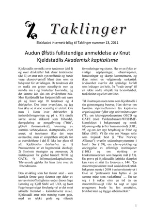 d

                   T                                                              
               
Kjeldstadlis oversik...