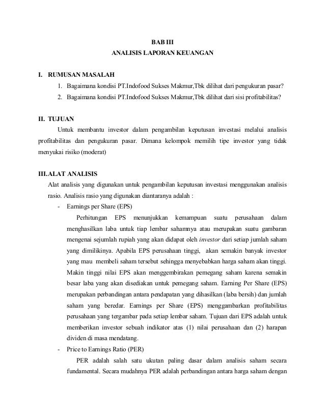Laporan Keuangan Pt Indofood