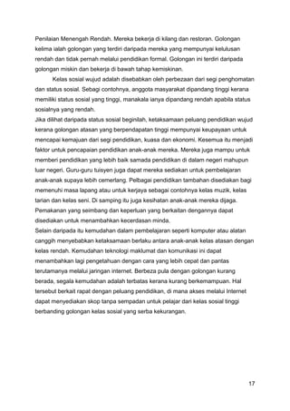 Takrifan ketaksamaan peluang pendidikan dalam konteks malaysia