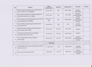 Takwim pengambilan2014